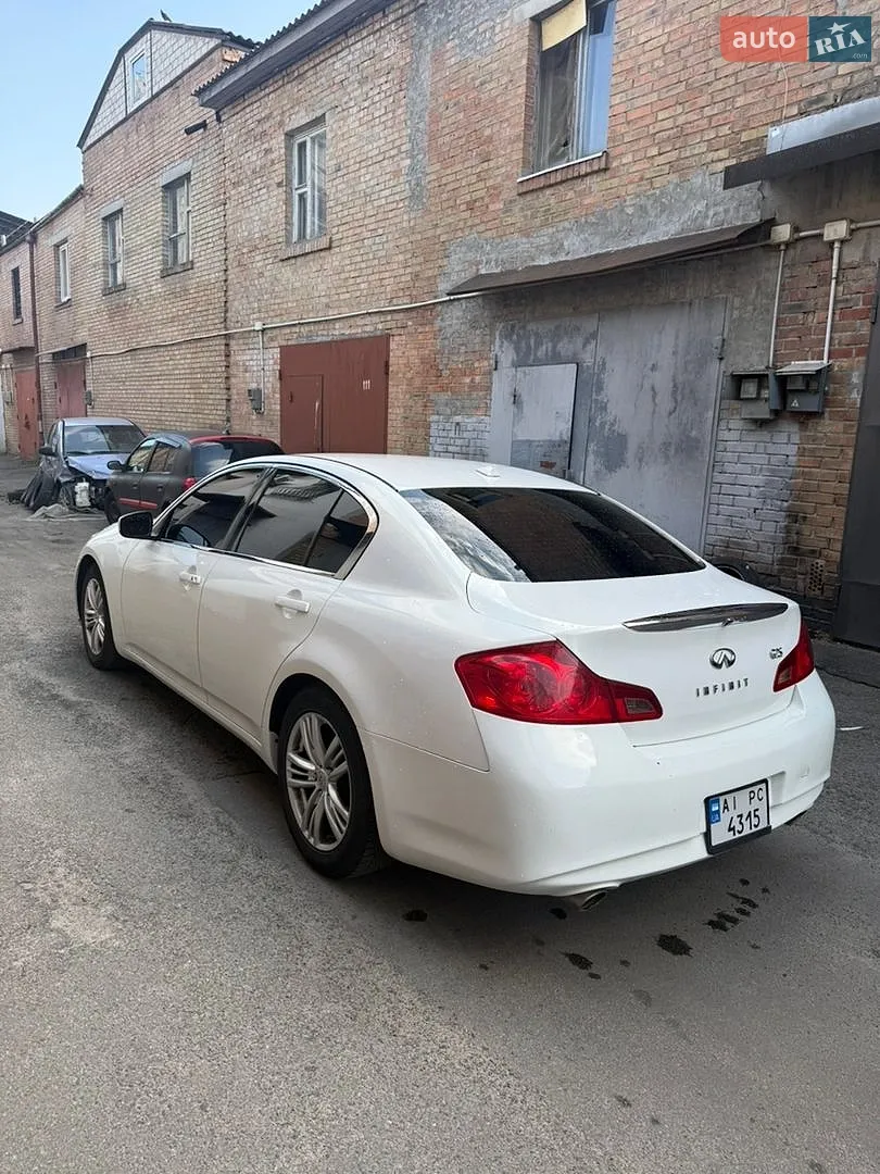 Infiniti G25, 2012