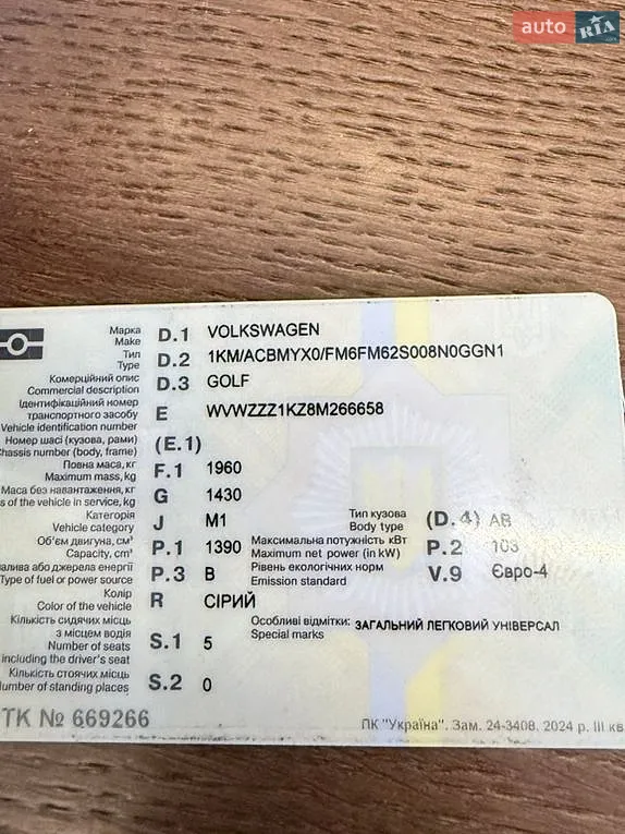 Volkswagen Golf, 2008