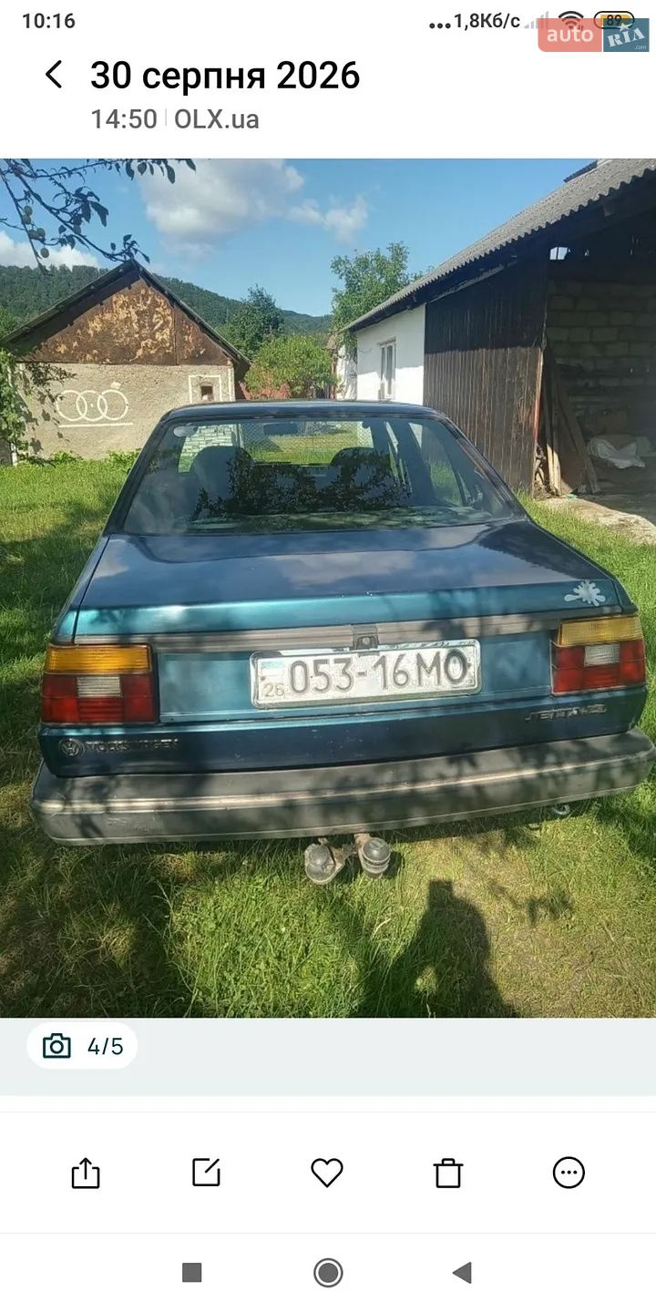 Volkswagen Jetta, 1985
