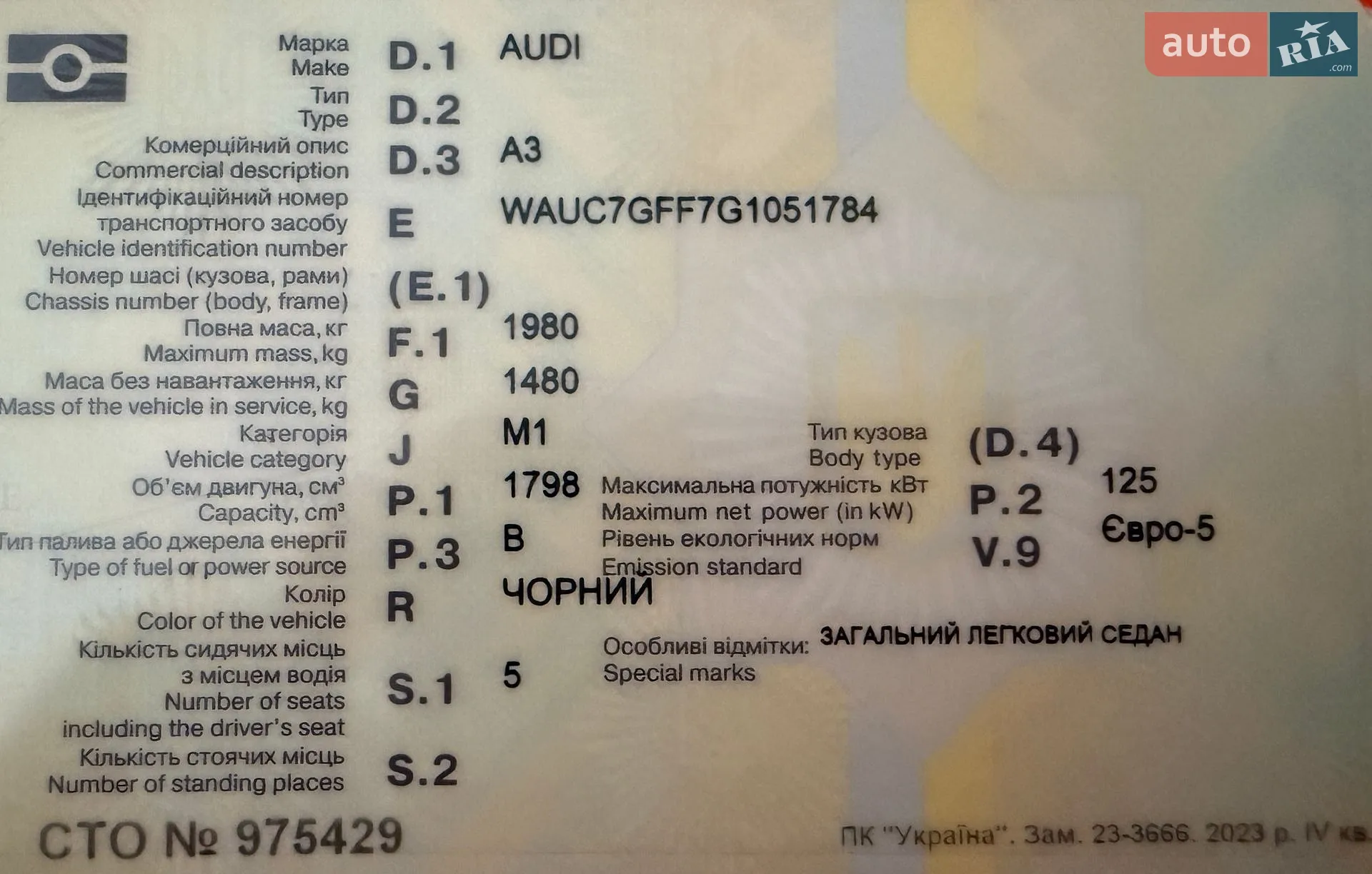 Audi A3, 2015
