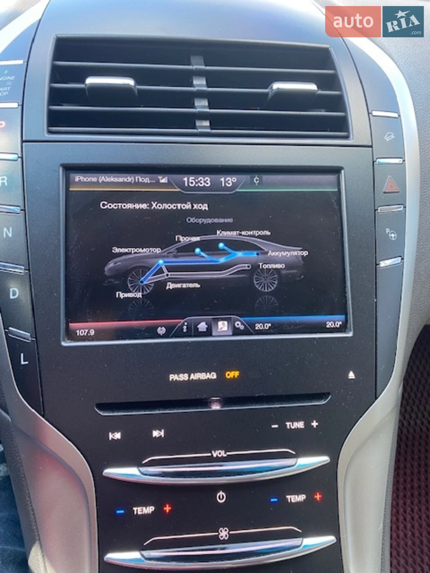 Lincoln MKZ, 2013