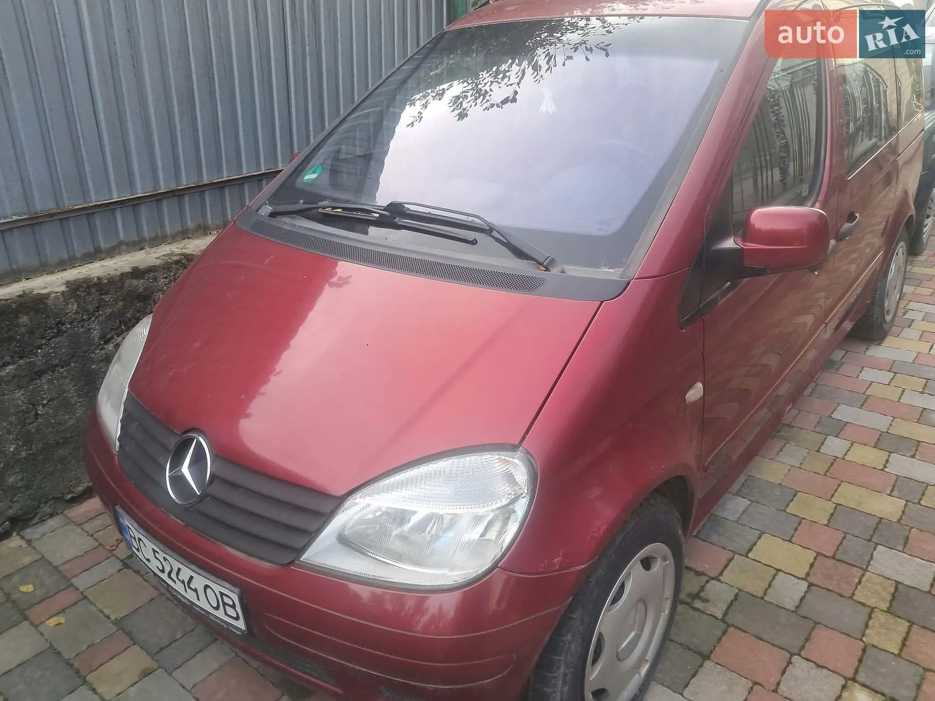 Mercedes-Benz Vaneo, 2002