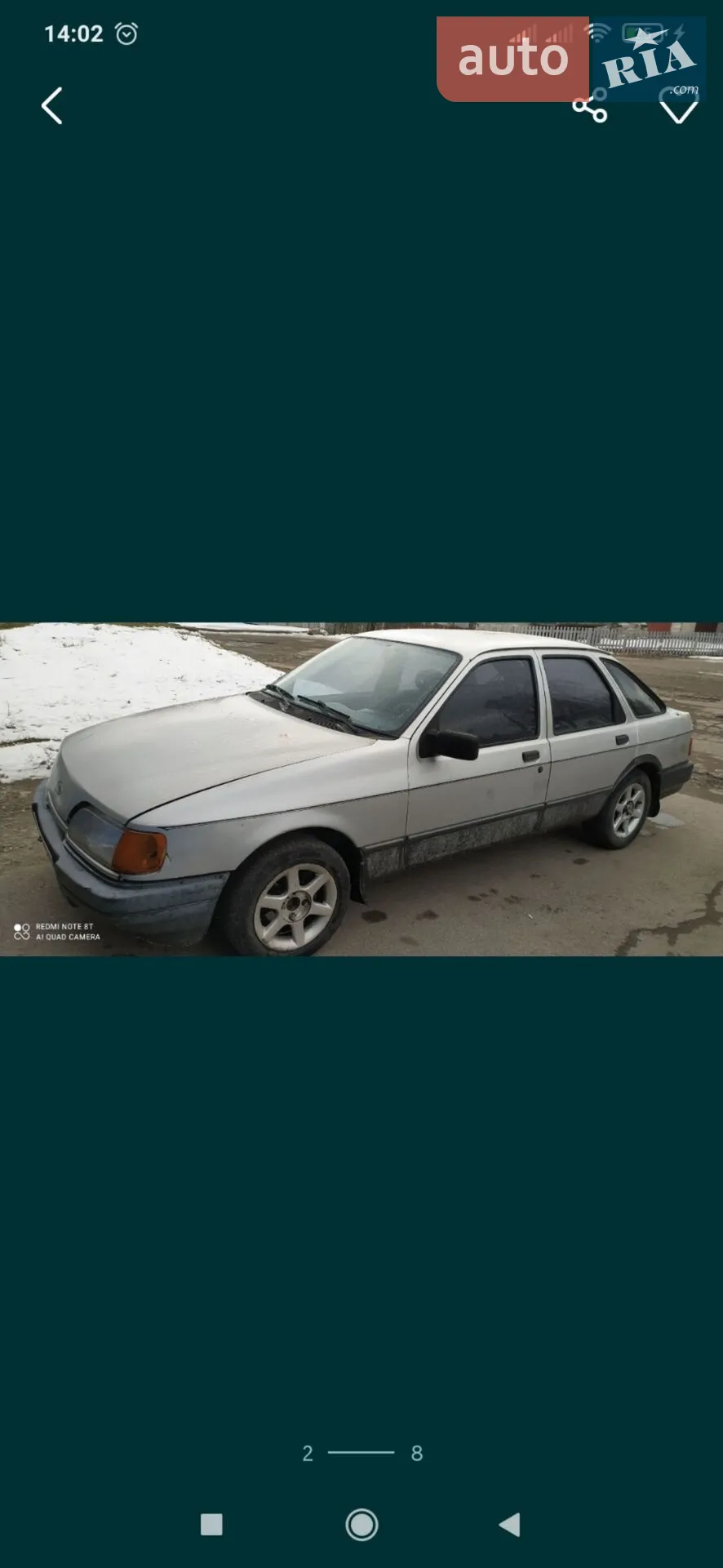Ford Sierra, 1988