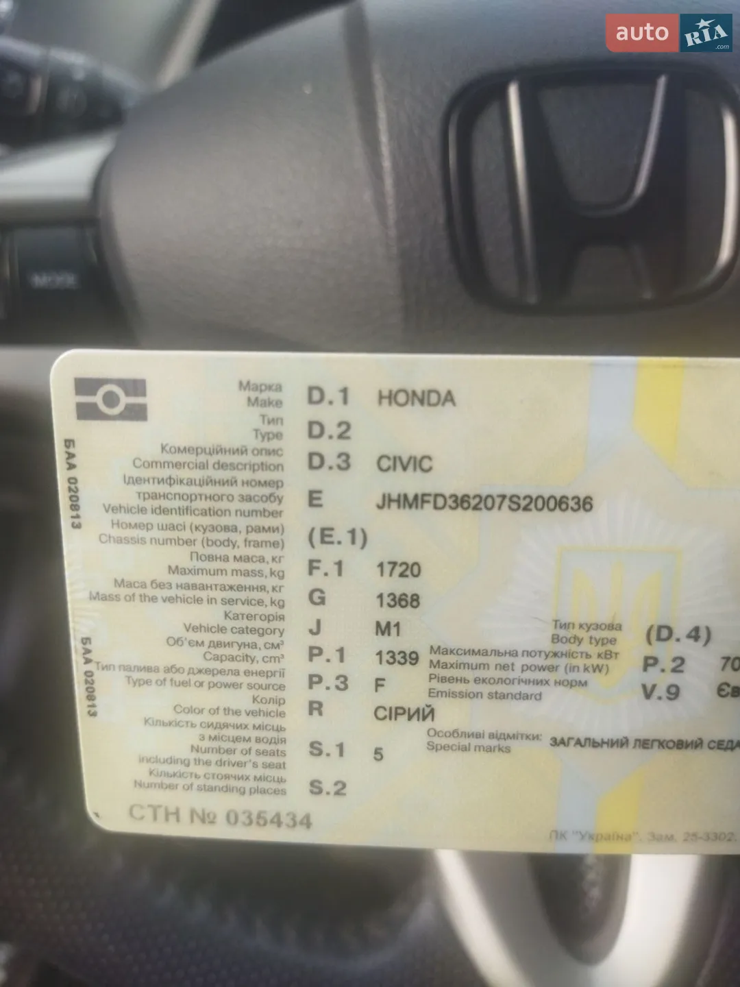 Honda Civic, 2007