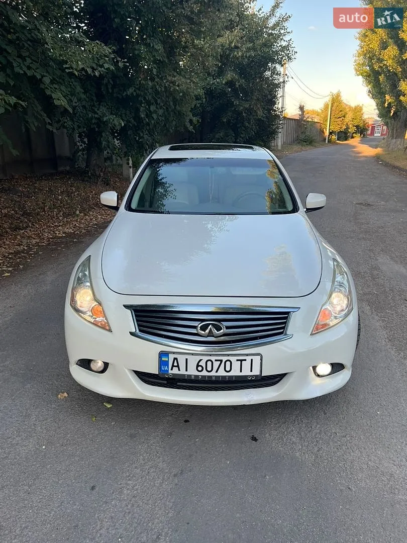 Infiniti G25, 2012