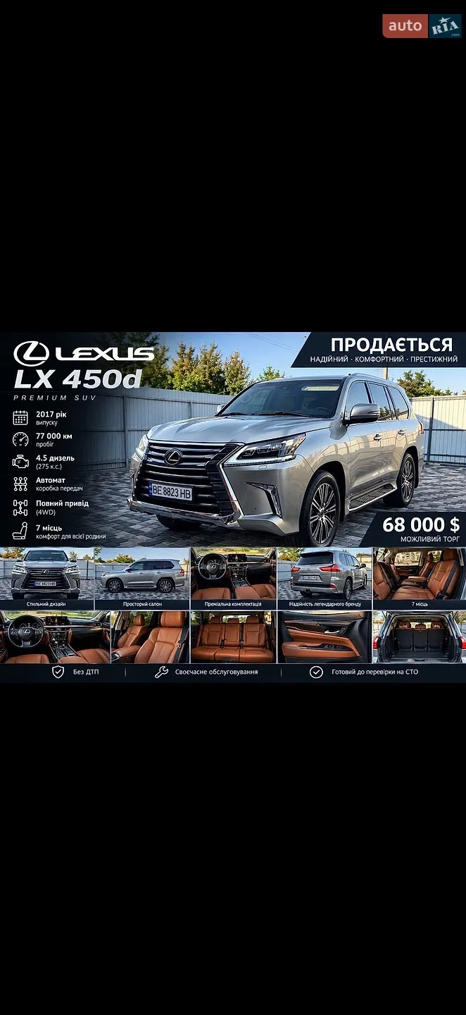 Lexus LX, 2017