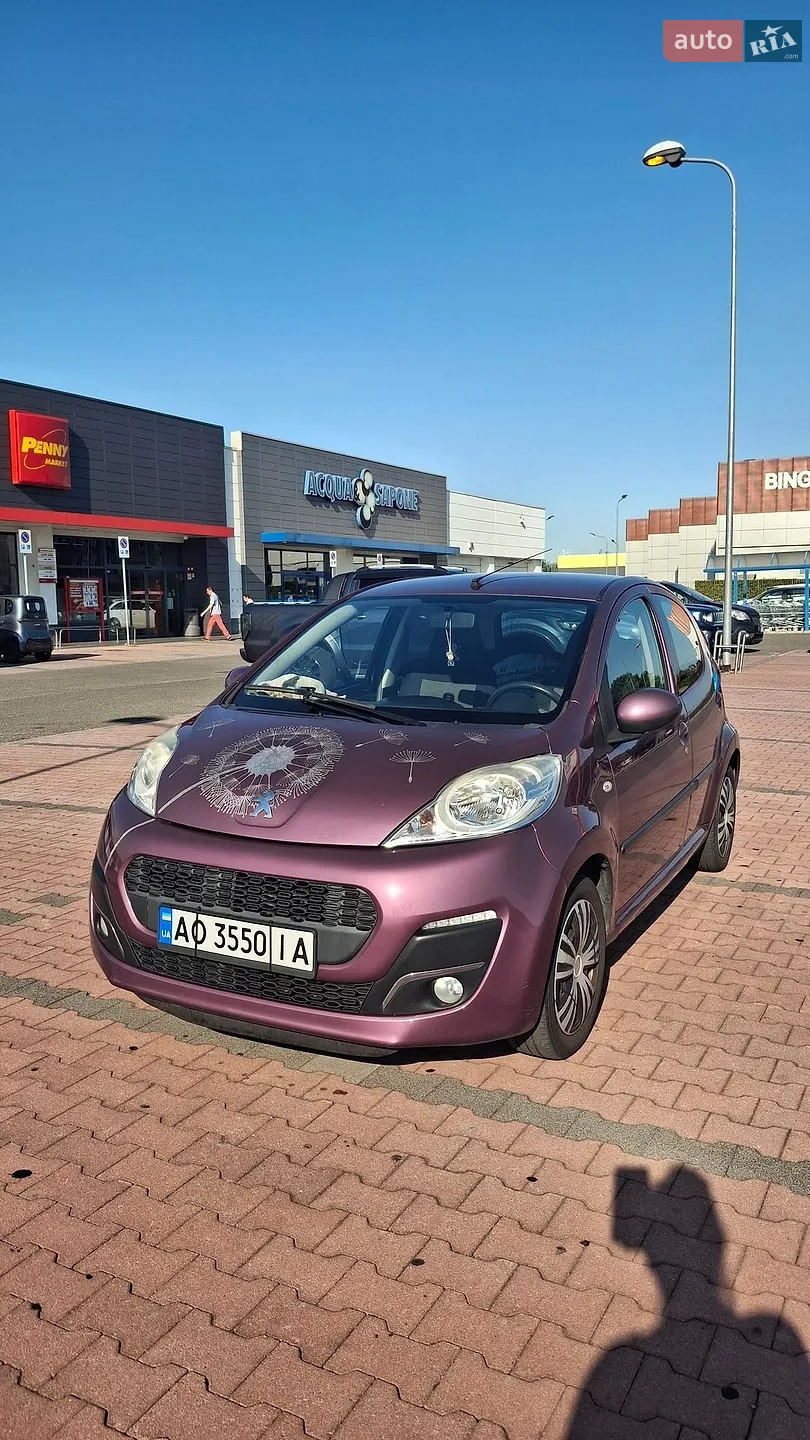 Peugeot 107, 2012