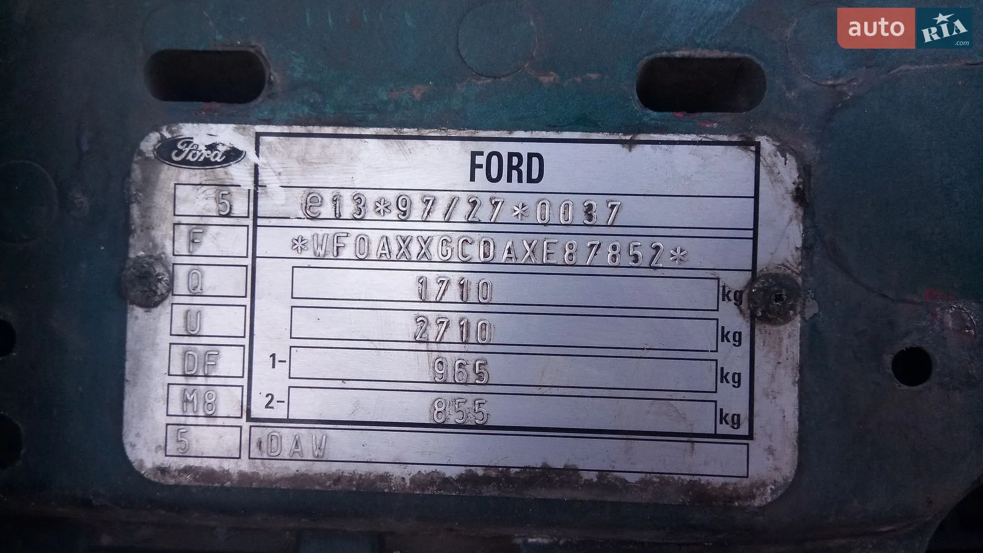 Ford Focus, 1999
