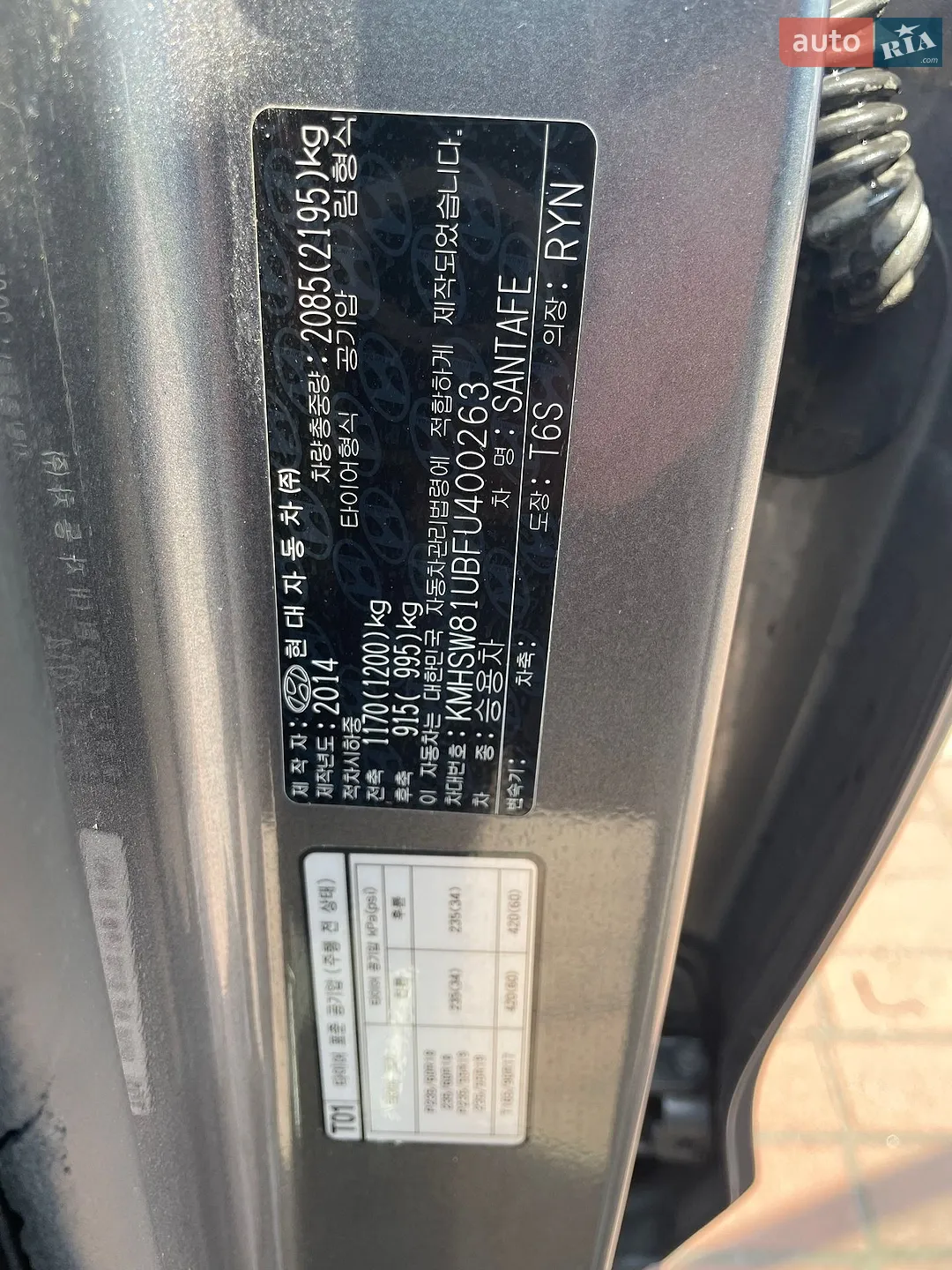 Hyundai Santa FE, 2014