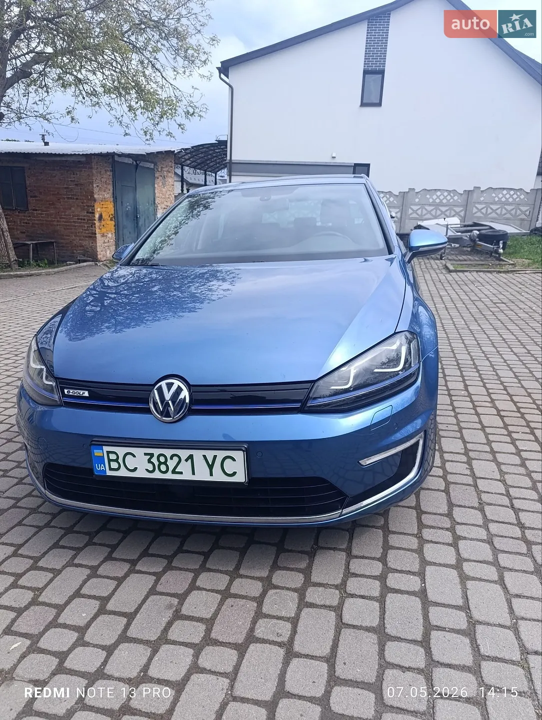 Volkswagen e-Golf, 2016